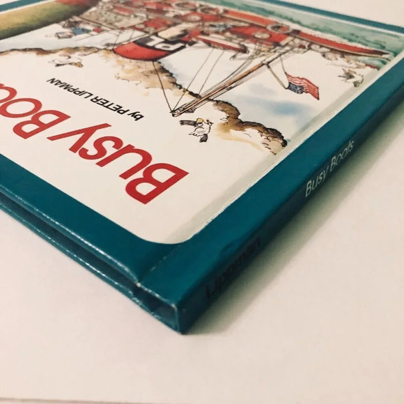 Vintage 1977 Busy Boats Book  Hardcover by Peter Lippman - Picture 6 of 16